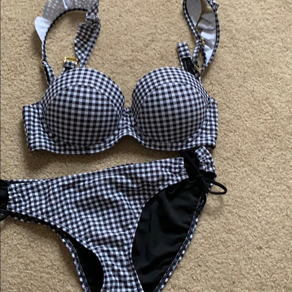 Checkered Bathing Suit!